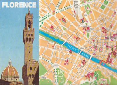 map of Florence, italy