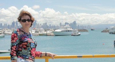 Carmen at Panama City marina