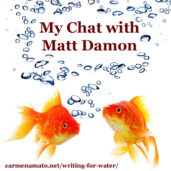 The Water Diaries: My Chat With Matt Damon