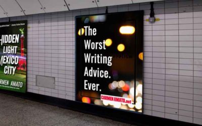 The worst writing advice ever. Not kidding.