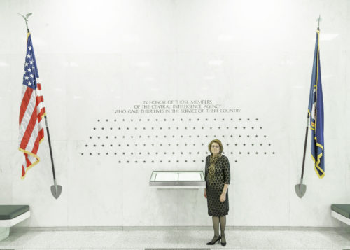 Carmen Amato at Wall of Honor CIA HQ