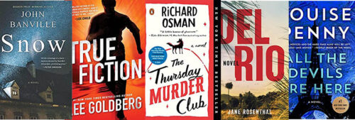 Most popular books reviewed in the Mystery Ahead newsletter 2021