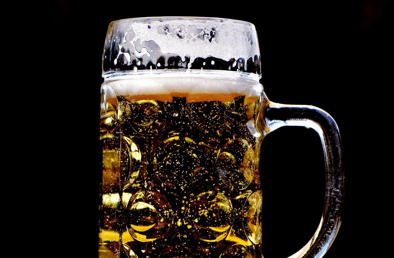 frothy beer mug