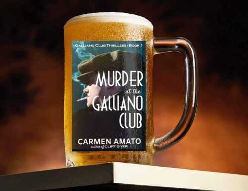 Murder book on a mug