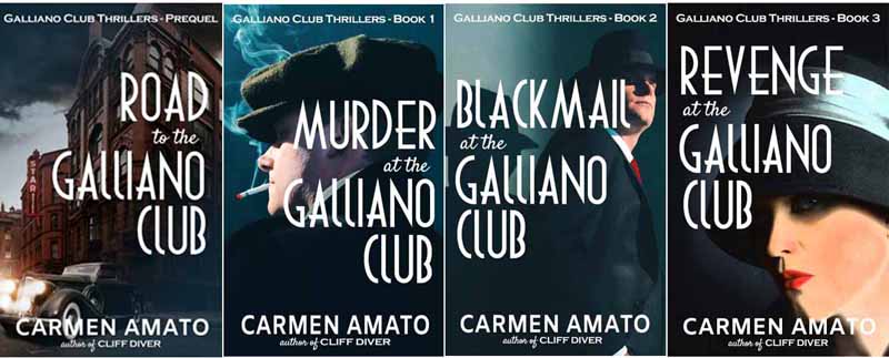 Press release: 4-book Galliano Club historical fiction series now available