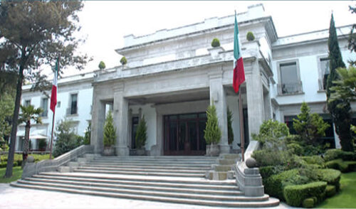 Los Pinos presidential residence Mexico City