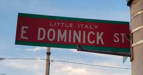 street sign Rome NY