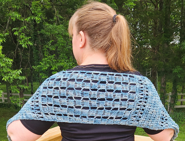 Elizabeth Booth models "Revenge Wrap"