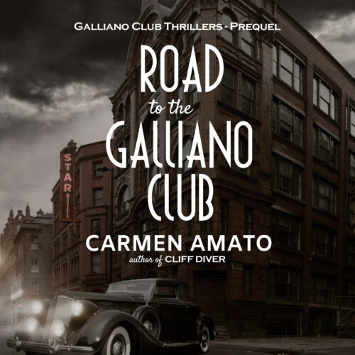 Road to the Galliano Club historical fiction audiobook cover image